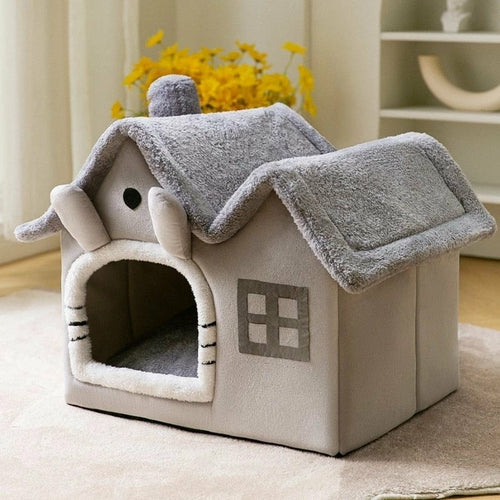 Casinha em Peluche com Teto Removível