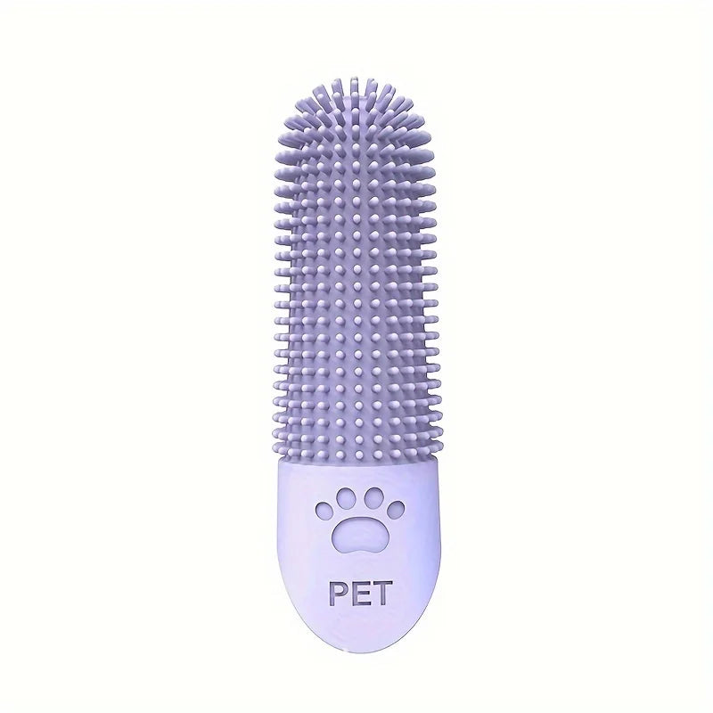 Escova de Dentes de Dedo 360° para Pets