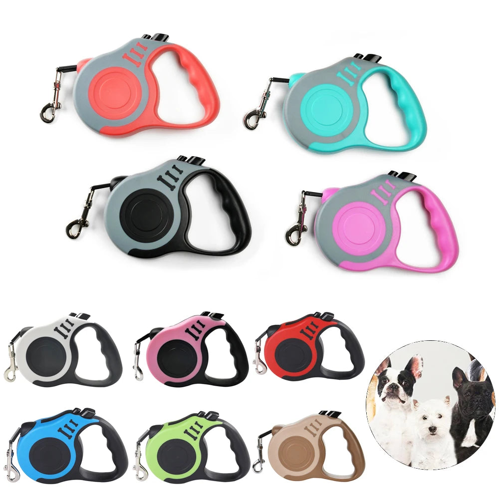 Trela Retráctil para Cão 3m/5m