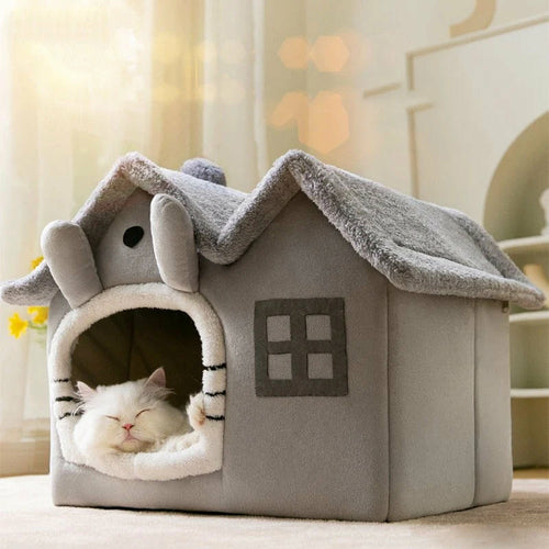 Casinha em Peluche com Teto Removível