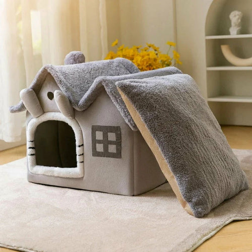 Casinha em Peluche com Teto Removível