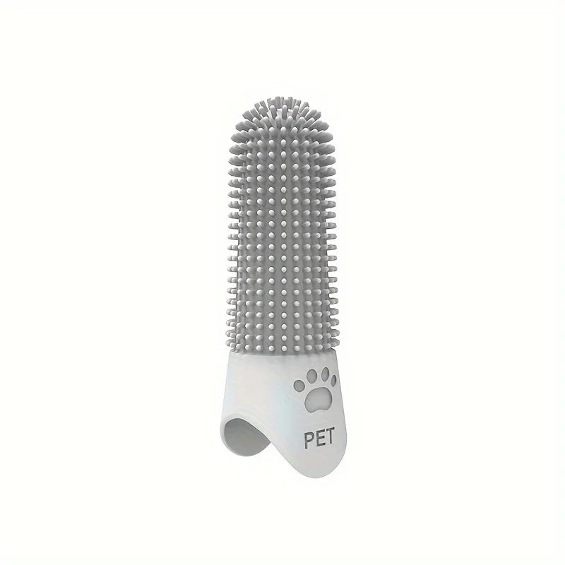 Escova de Dentes de Dedo 360° para Pets