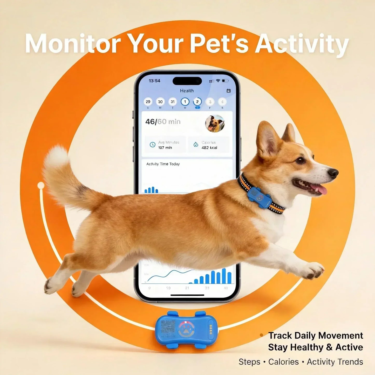 Localizador GPS 4G para Cães e Gatos