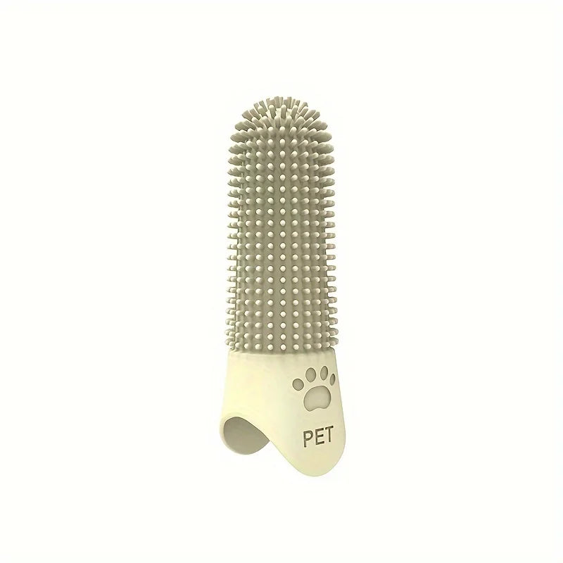 Escova de Dentes de Dedo 360° para Pets