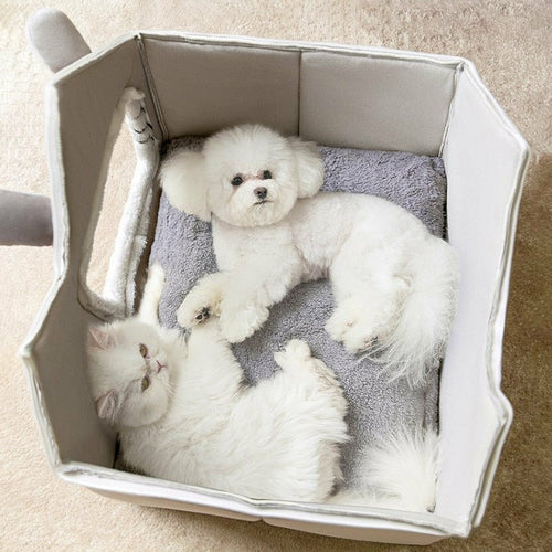 Casinha em Peluche com Teto Removível
