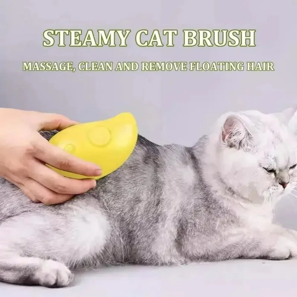 Escova a Vapor para Cães e Gatos
