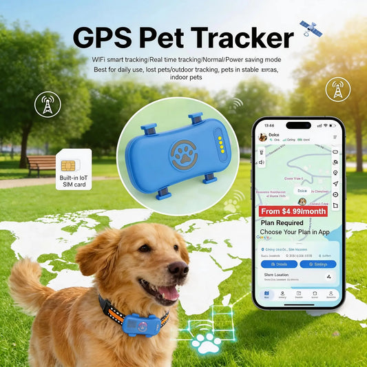 Localizador GPS 4G para Cães e Gatos